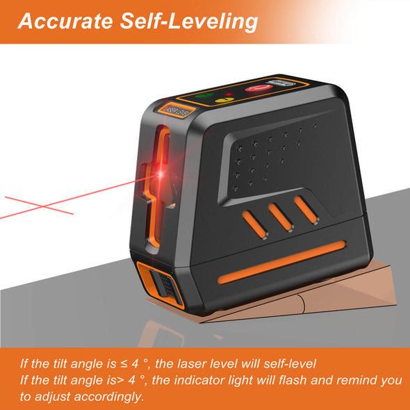 Line Laser Level, 50ft Self Leveling Laser, Drmeter