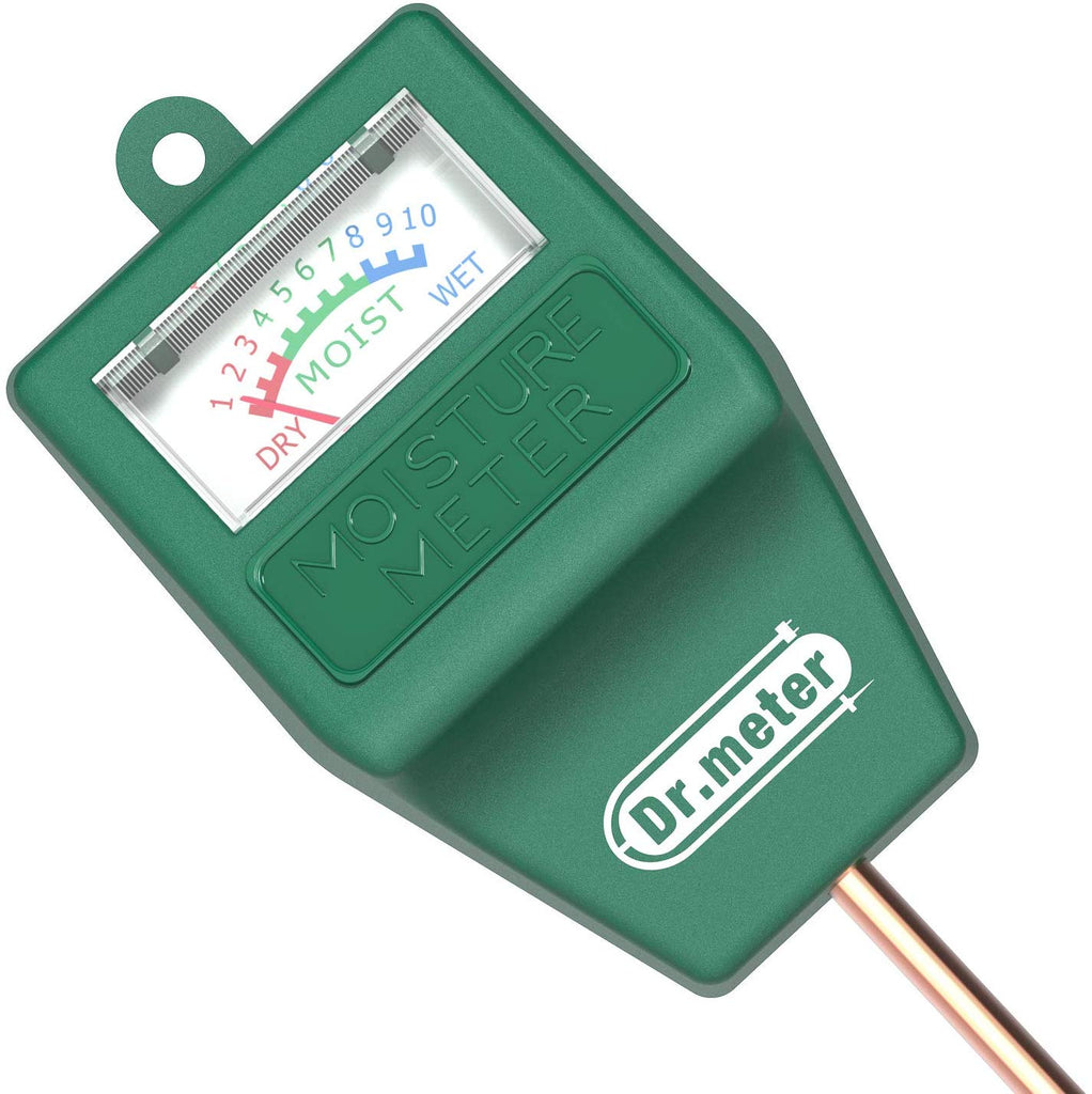 long soil moisture meter Dr.meter Soil Moisture Meter, S10 Hygrometer Moisture Sensor for Garde