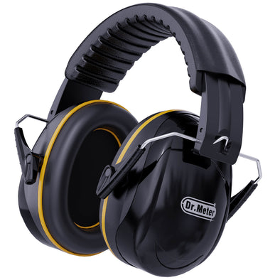 Adult Hearing Protection Ear Muffs, Black, Dr.meter