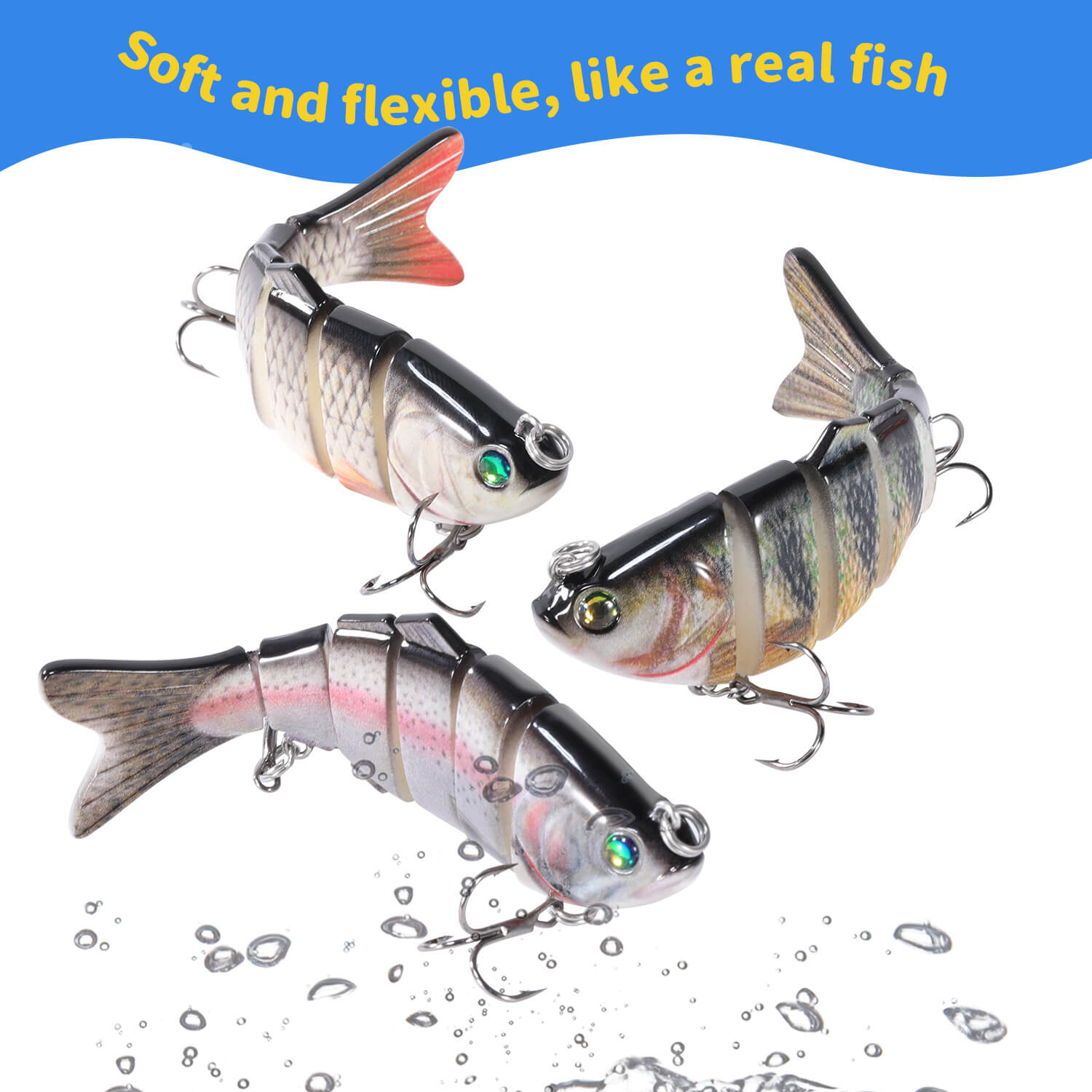 Buy Massmot Fishing Lures Kit for Sea/Freshwater Bait Tackle Kit