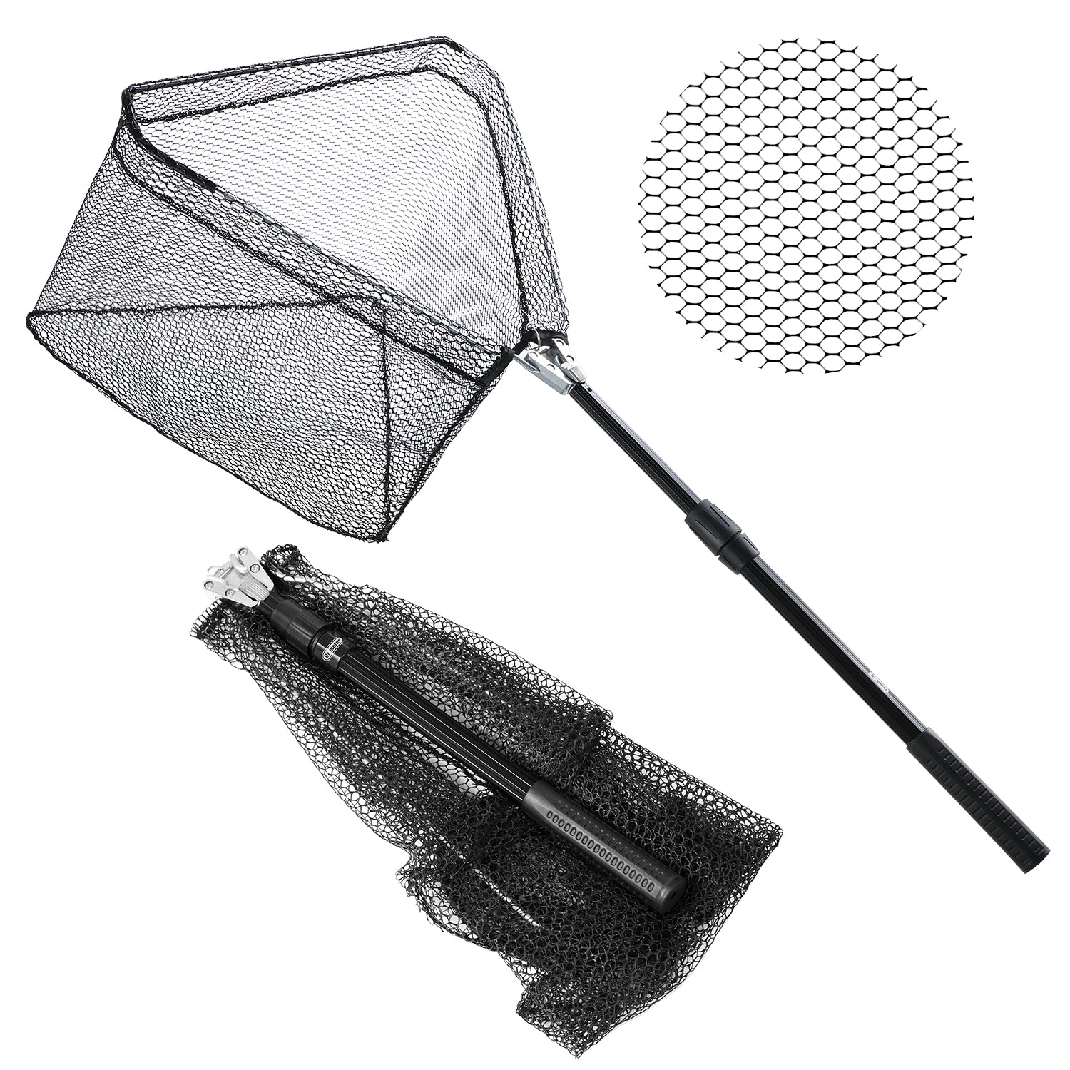 camera fishing net Promar Extend Scoop The continuous working time of the 4500 mAh rechargeable battery is able to last 6 Fishing Net, Light Weight Portable