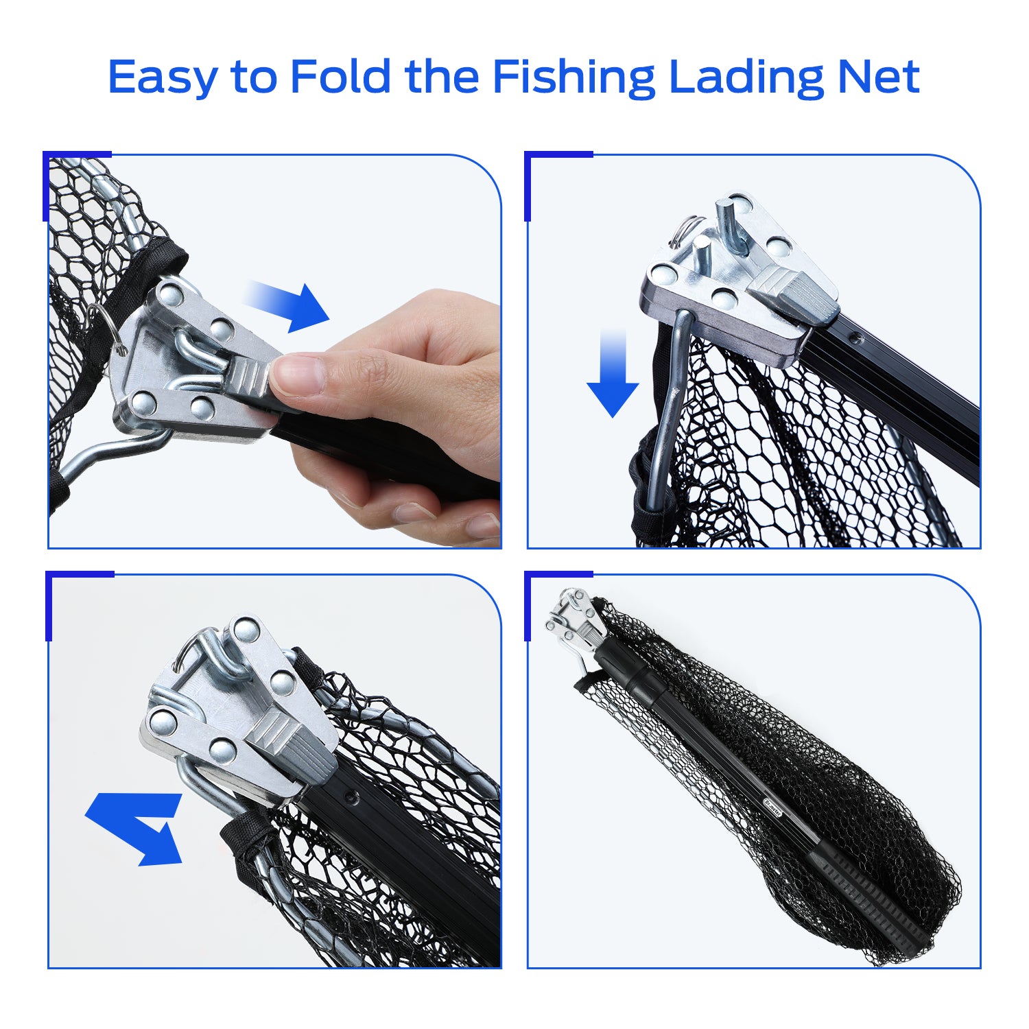 Fishing Net, Light Weight Portable Fish Landing Net with Telescopic Po – Dr.meter