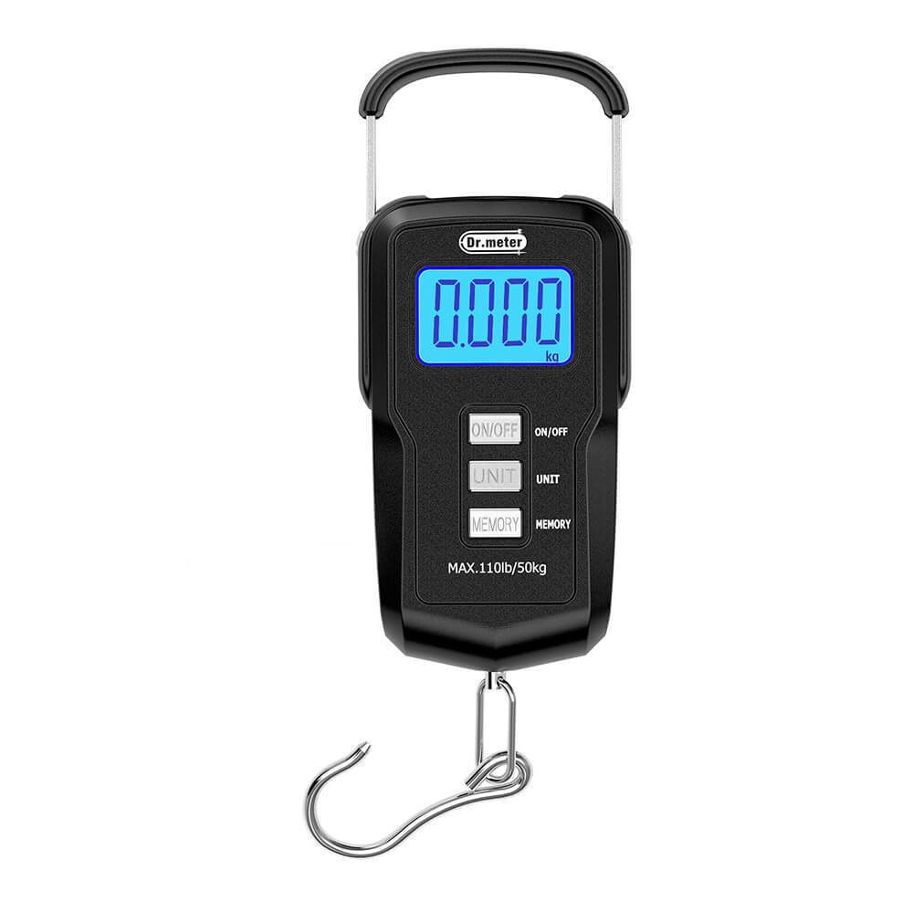 Fish scale, Dr.meter Backlit LCD Display 110lb/50kg PS01 Fishing