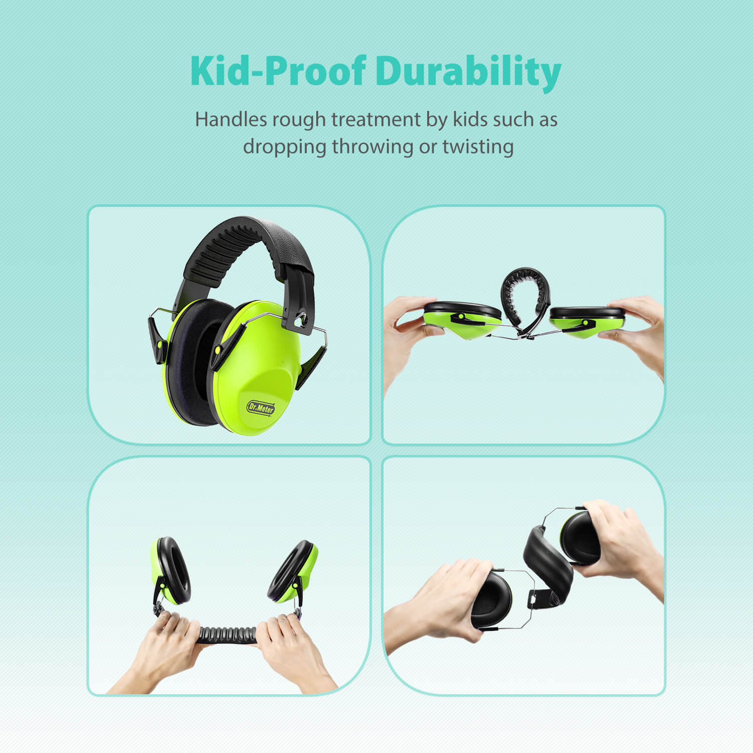 Dr Meter Noise Cancelling Headphones For Elementary Students Dr